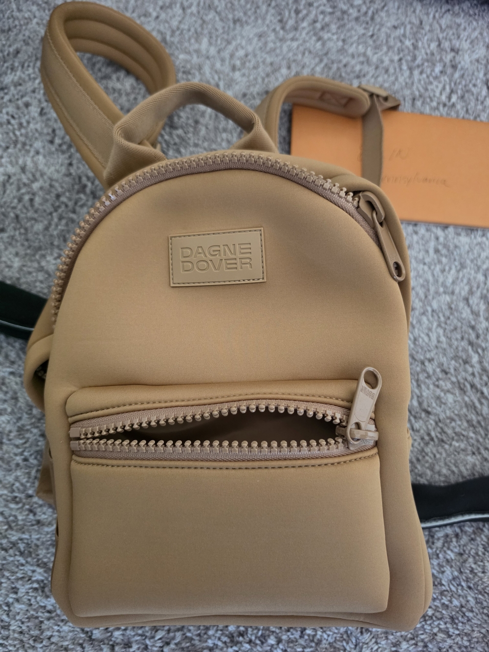 Dagne Dover Mini Backpack in Camel